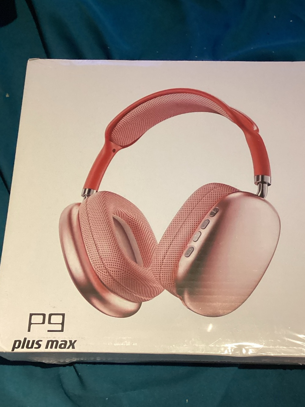 P9 Plus Max Over-Ear Headphones — Pink